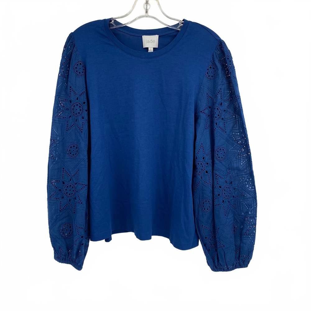 Johnny Was Jade Easy Tee | 100% Cotton Long Sleeve T-Shirt, Women’s L